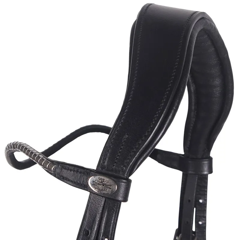 QHP Sedna Bridle with Reins - Black-6