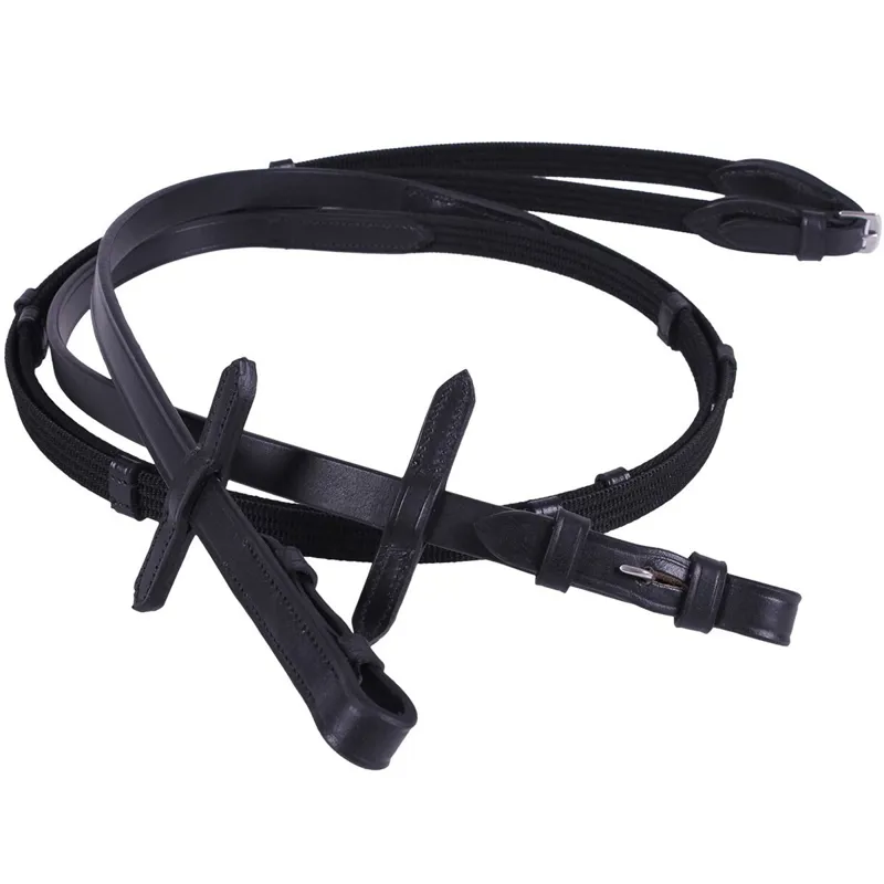 QHP Sedna Bridle with Reins - Black-4