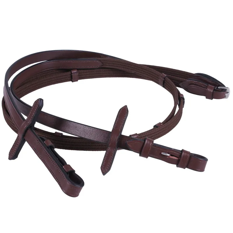 QHP Sedna Bridle with Reins - Brown-3