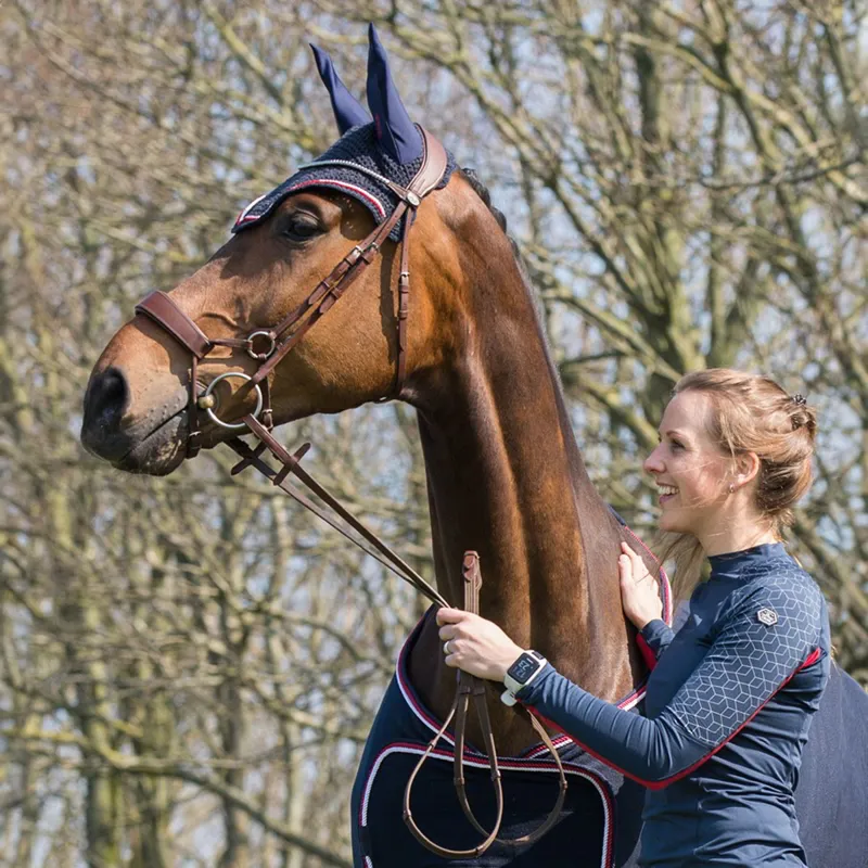 QHP Sedna Bridle with Reins - Brown-1