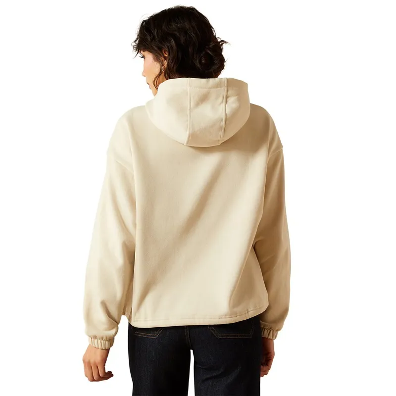 Ariat Sendero Yeehaw Women's Essential Hoodie - Oyster Grey-2