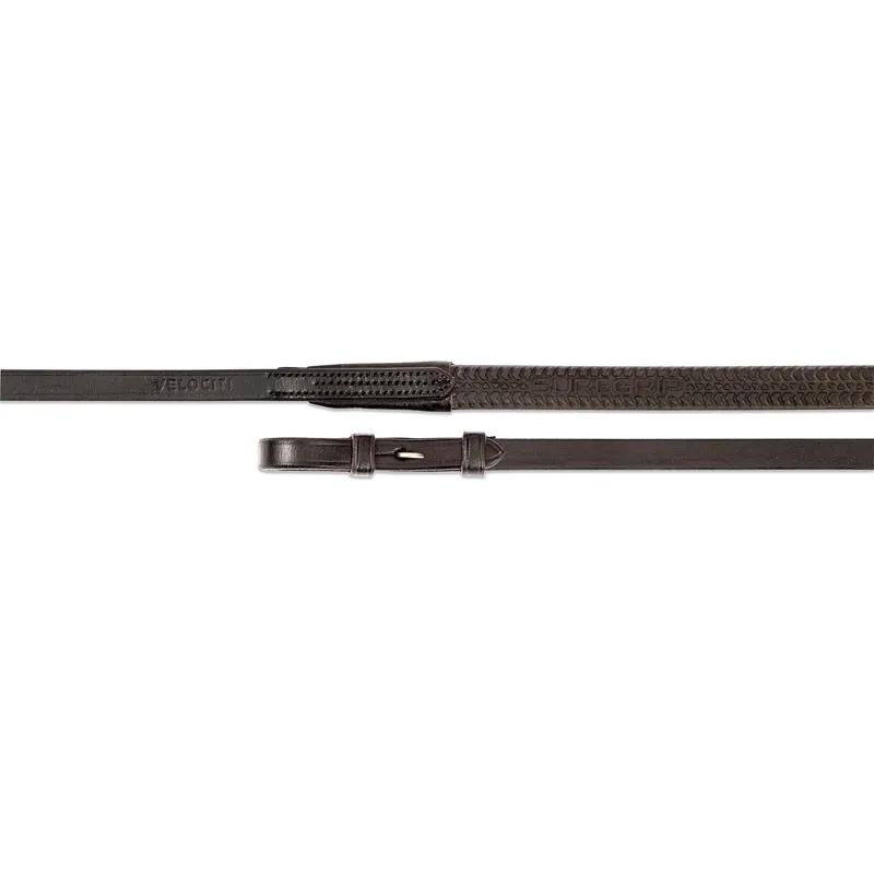 Velociti GARA Tire Grip Rubber Reins - Havana