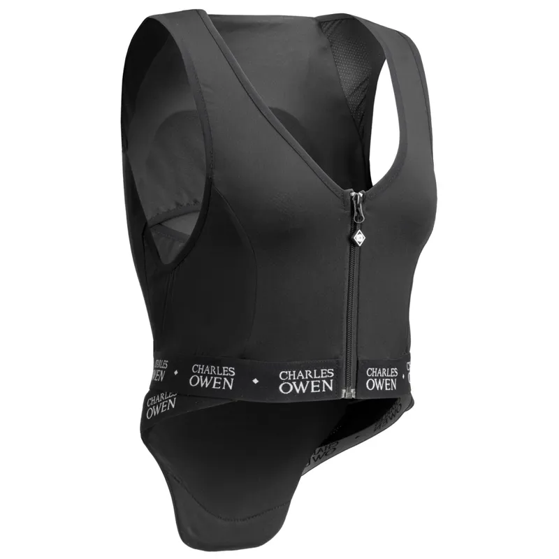 Charles Owen Shadow Women's Back Protector - Black