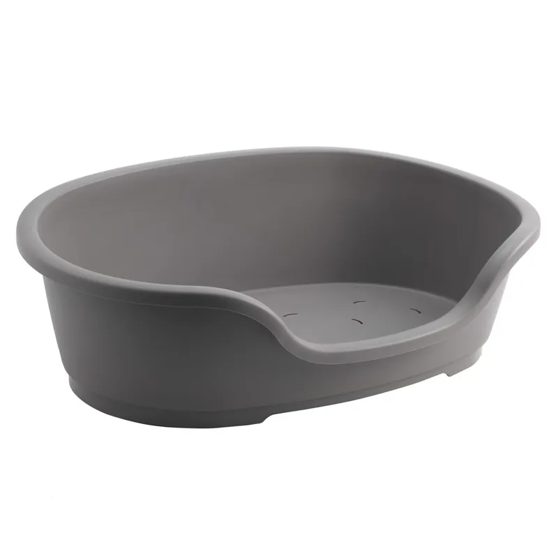 Moderna Do Not Disturb Plastic Dog Bed - Warm Grey