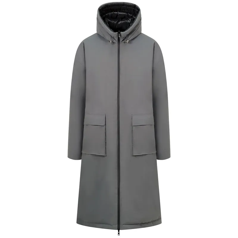 Equetech Shield Reversible Waterproof Women's Coat - Graphite/Black-1
