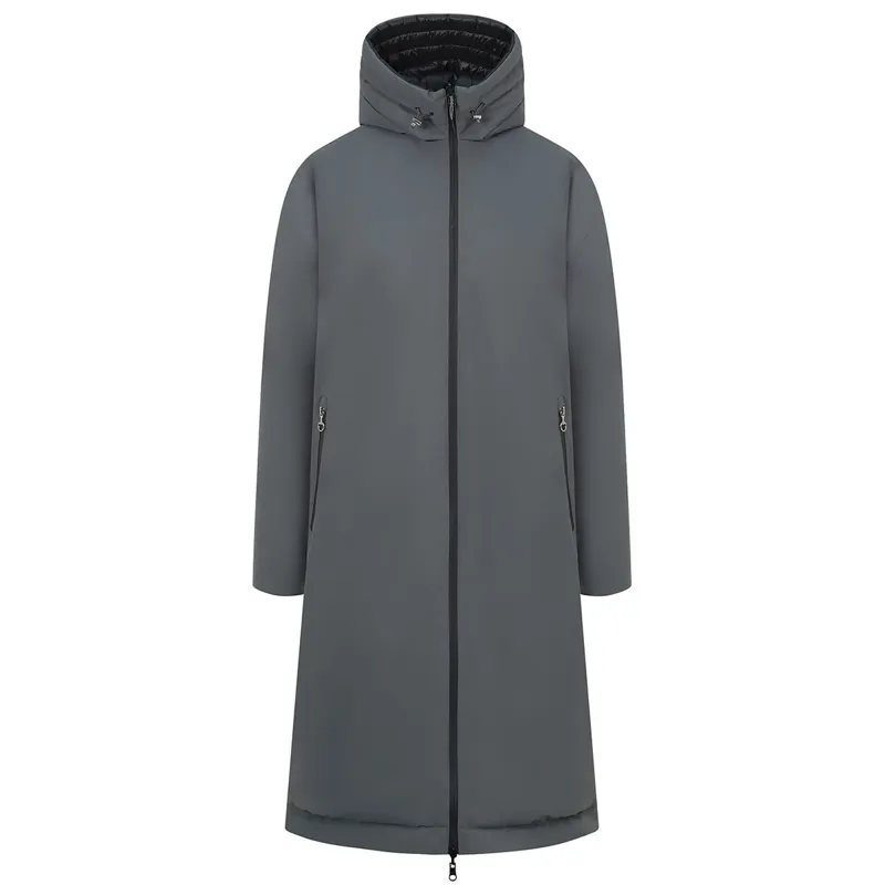 Equetech Shield Reversible Waterproof Youth Girls Coat - Graphite-1