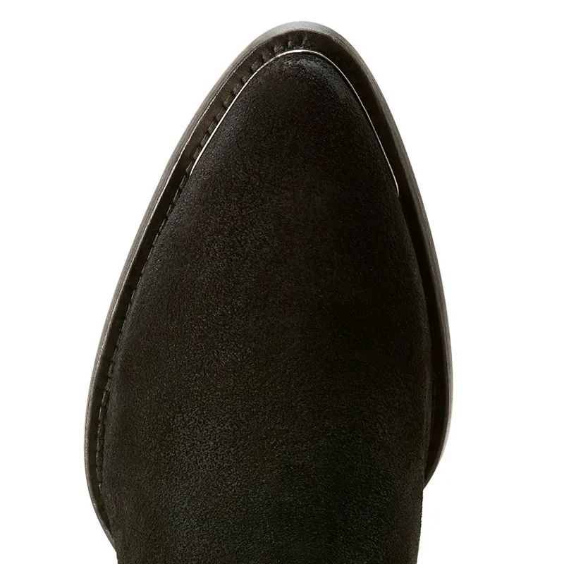 Ariat Women's Shiloh Western Boots - Distressed Black Suede-8