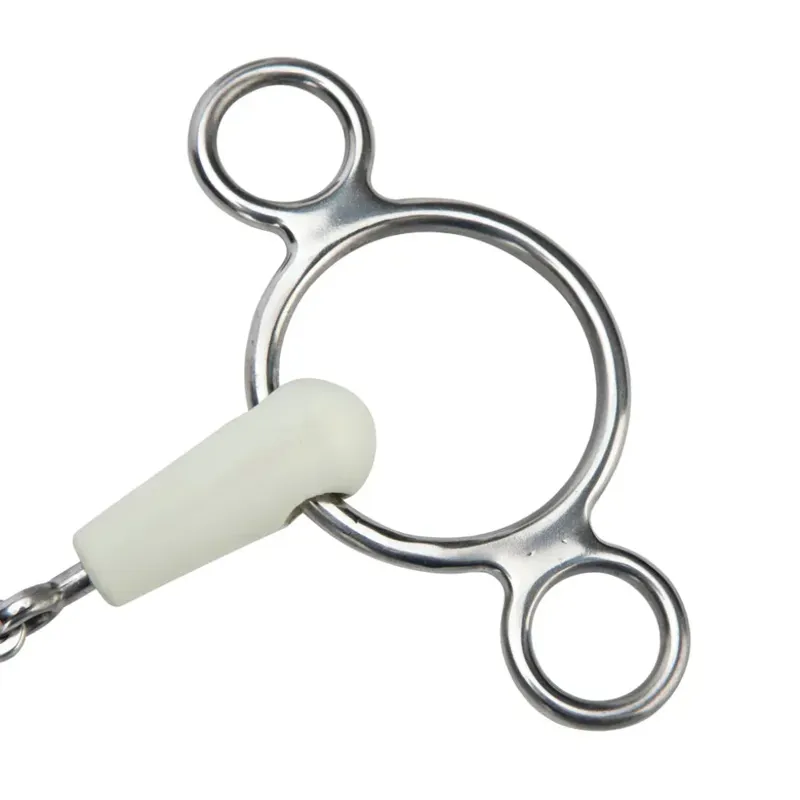 Shires EquiKind Softie 2 Ring Gag Peanut Link Bit-1
