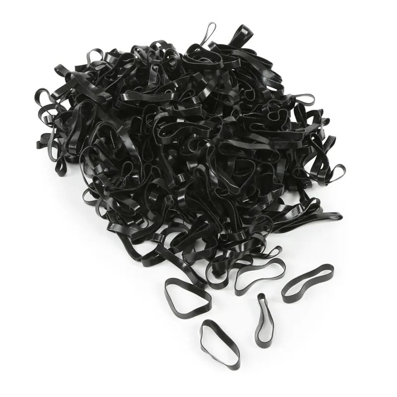 EZI-GROOM Silicone Braiding Bands - Black
