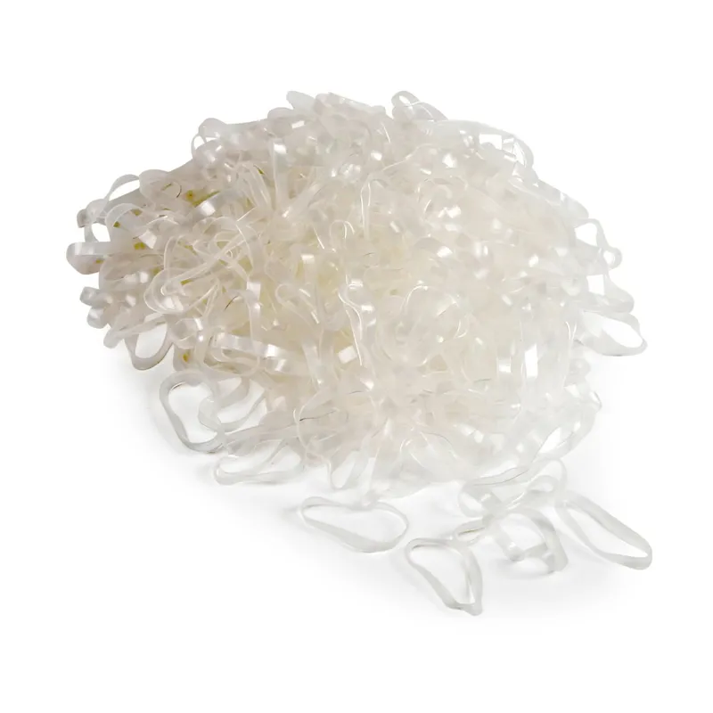 EZI-GROOM Silicone Braiding Bands - Clear