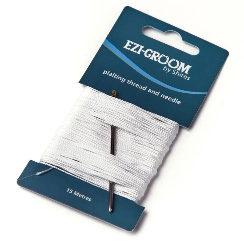 EZI-GROOM Braiding Thread Card - White