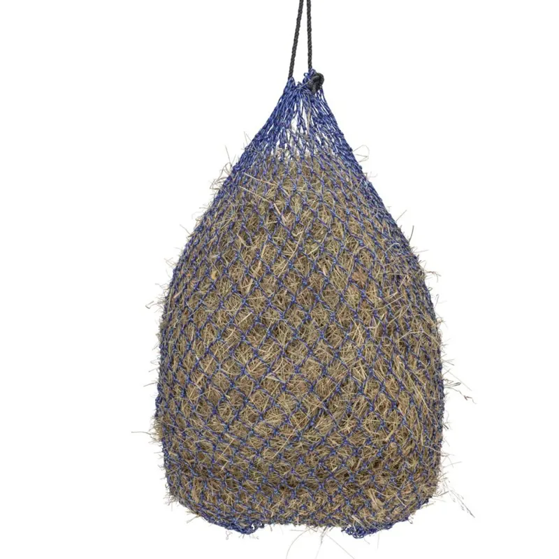 Shires Greedy Feeder Color Twist Hay Net - Blue
