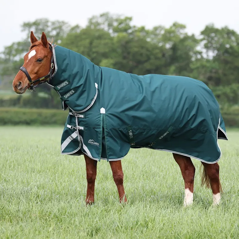 Shires Highlander Original 300g Combo Turnout Blanket - Green