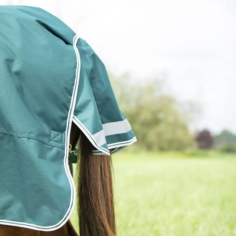 Shires Highlander Original 300g Combo Turnout Blanket - Green-3