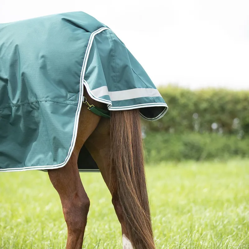 Shires Highlander Original 300g Combo Turnout Blanket - Green-2