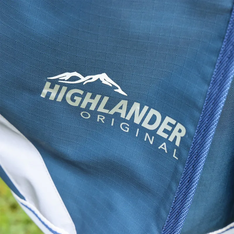 Shires Highlander Original 50g Detach-A-Neck Turnout Blanket - Ocean-7