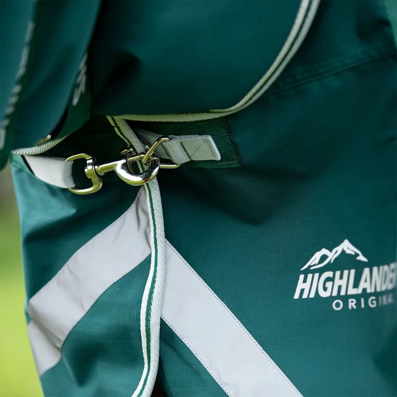 Shires Highlander Original 300g Standard Neck Turnout Blanket - Green-3