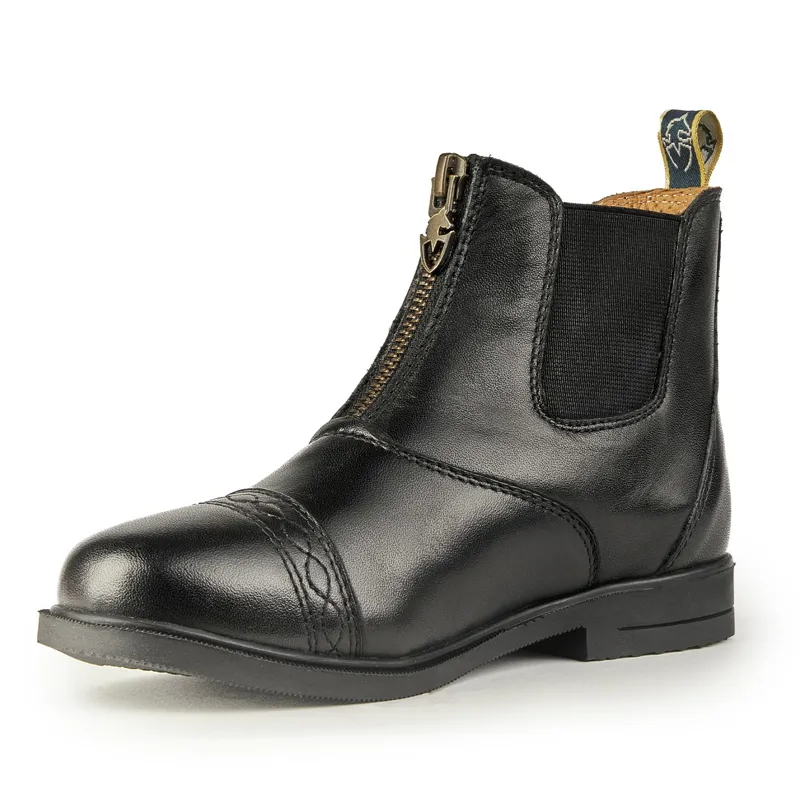 Moretta Materia Junior Paddock Boots - Black-1