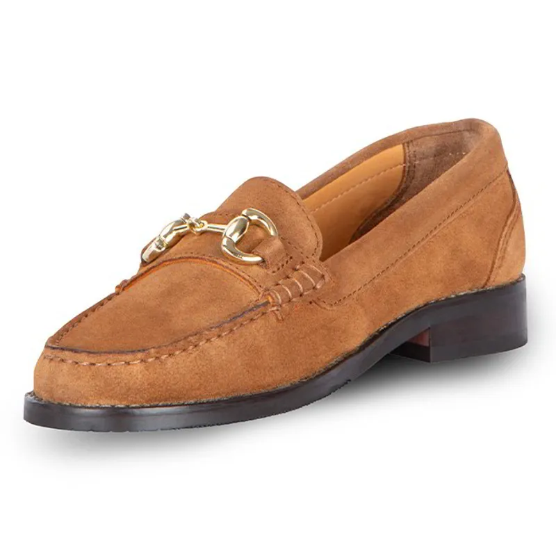 Moretta Rosa Women's Loafers - Tan-4