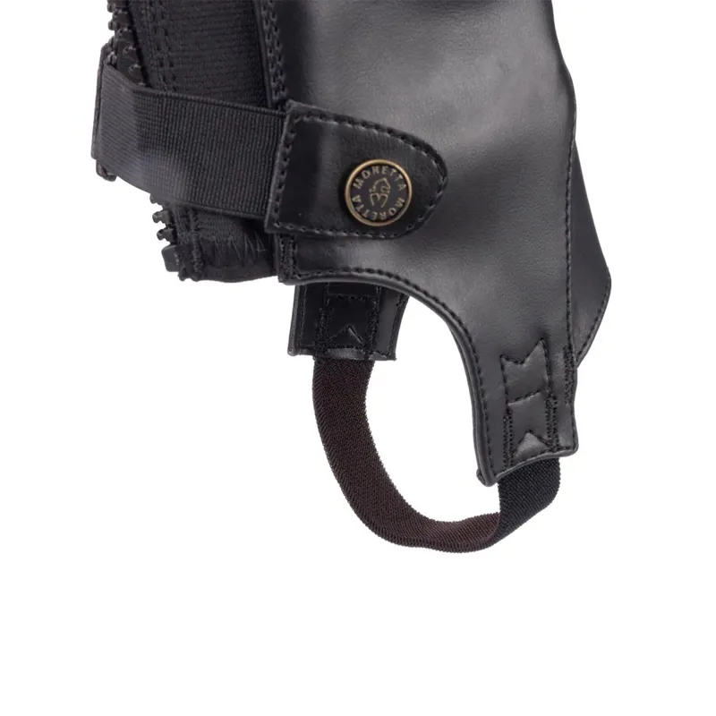 Moretta Synthetic Adults Half Chaps - Black-5