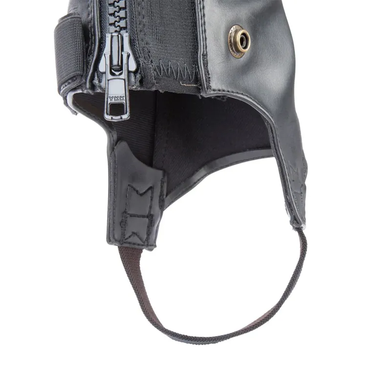 Moretta Synthetic Adults Half Chaps - Black-4