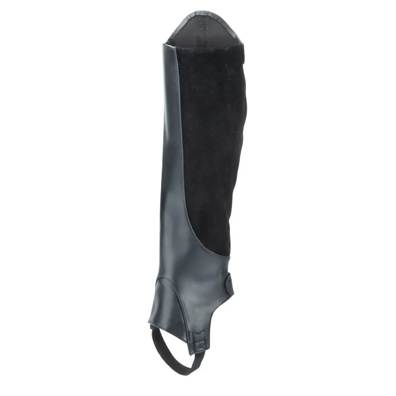 Moretta Synthetic Adults Half Chaps - Black-2