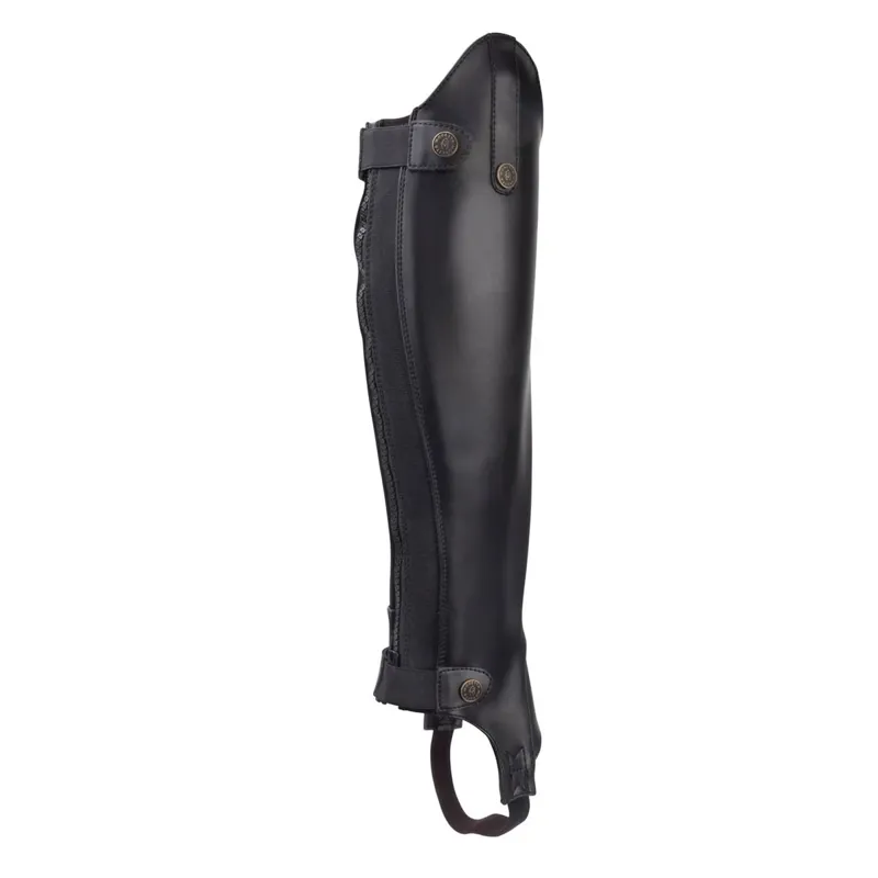 Moretta Synthetic Adults Half Chaps - Black