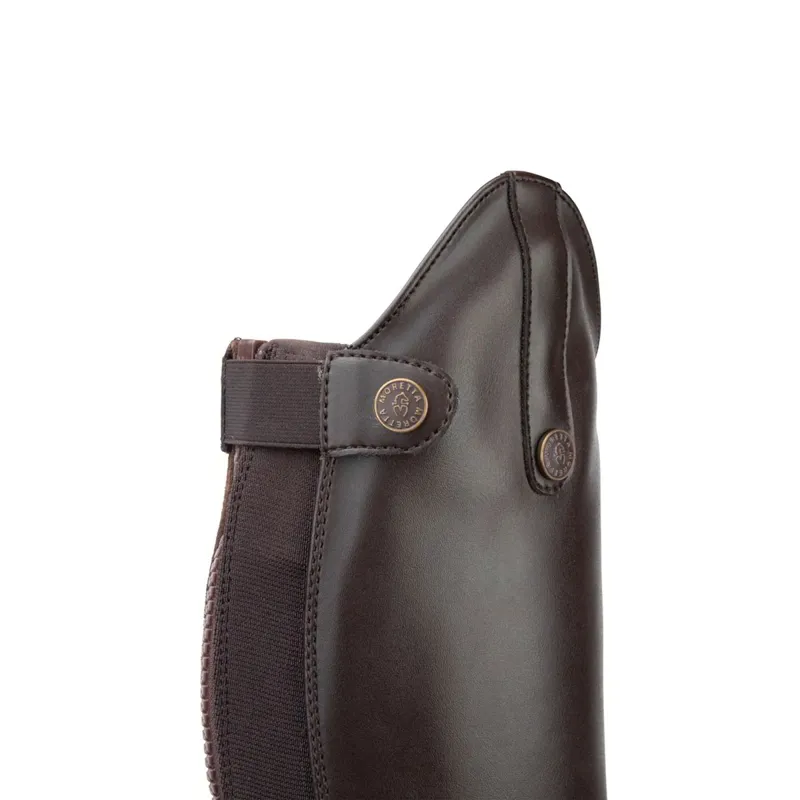Moretta Synthetic Adult Riding Half Chaps - Brown-5
