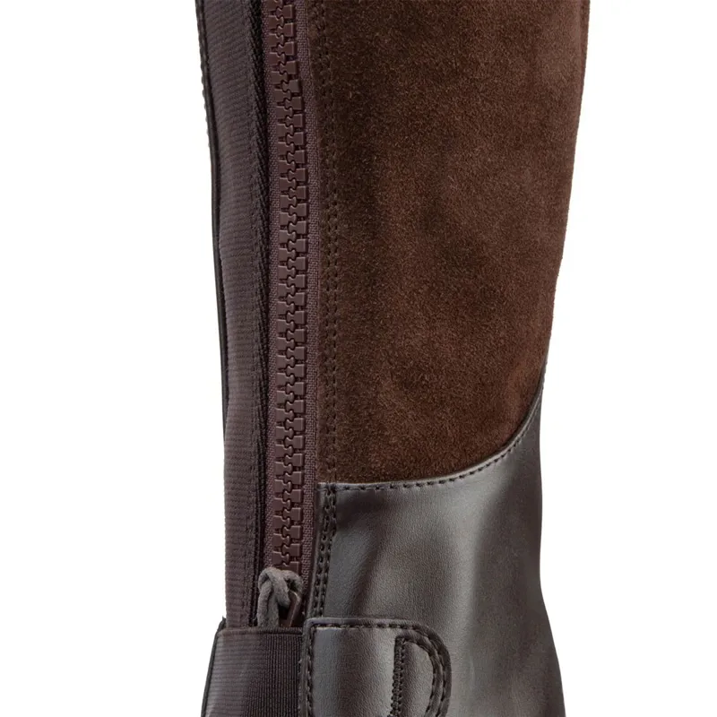 Moretta Synthetic Adult Riding Half Chaps - Brown-3