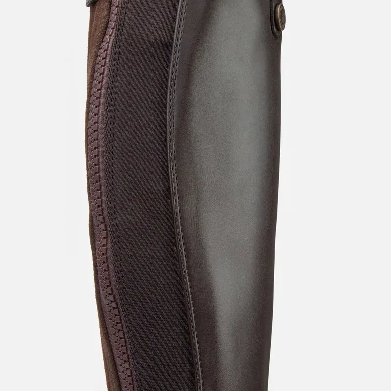 Moretta Synthetic Adult Riding Half Chaps - Brown-2