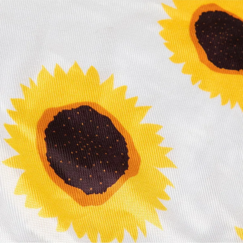 Shires Tempest Original Printed Combo Neck Fly Sheet: Sunflower-2