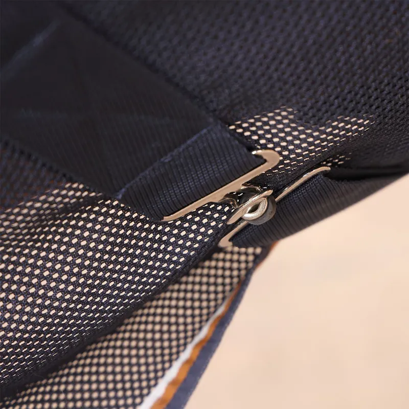 Shires Tempest Original Fleece/Mesh Cooler - Navy-5
