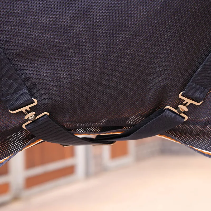 Shires Tempest Original Fleece/Mesh Cooler - Navy-4