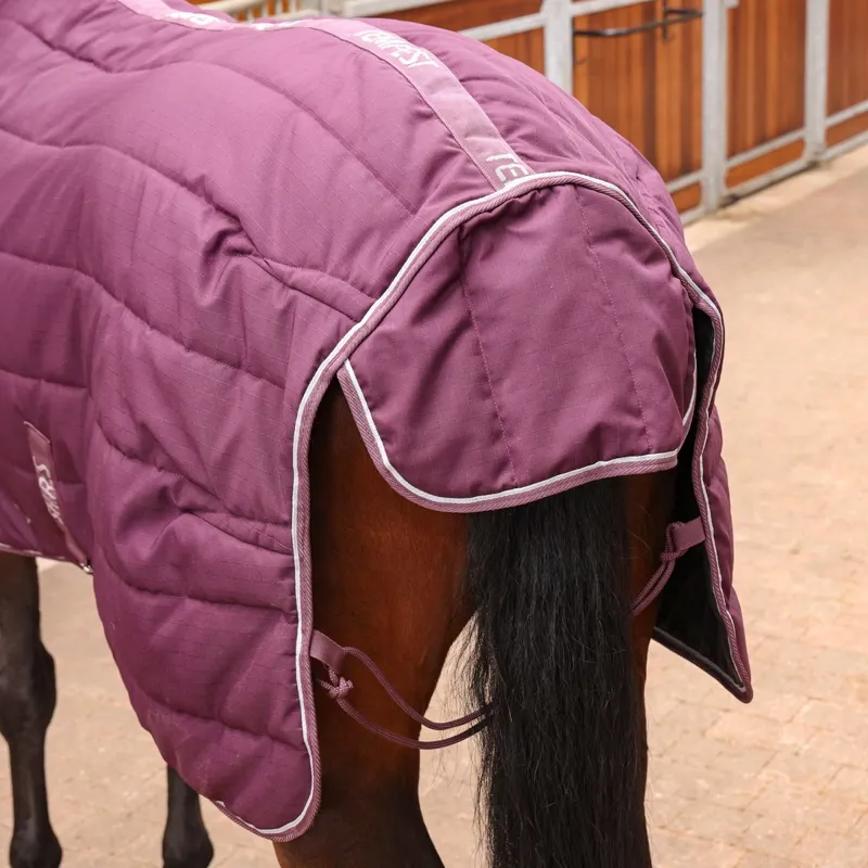 Shires Tempest Original 600D 300 Combo Stable Blanket - Burgundy-1