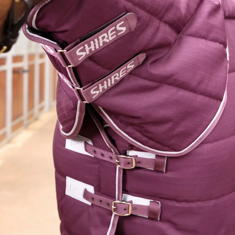 Shires Tempest Original 600D 300 Combo Stable Blanket - Burgundy-2