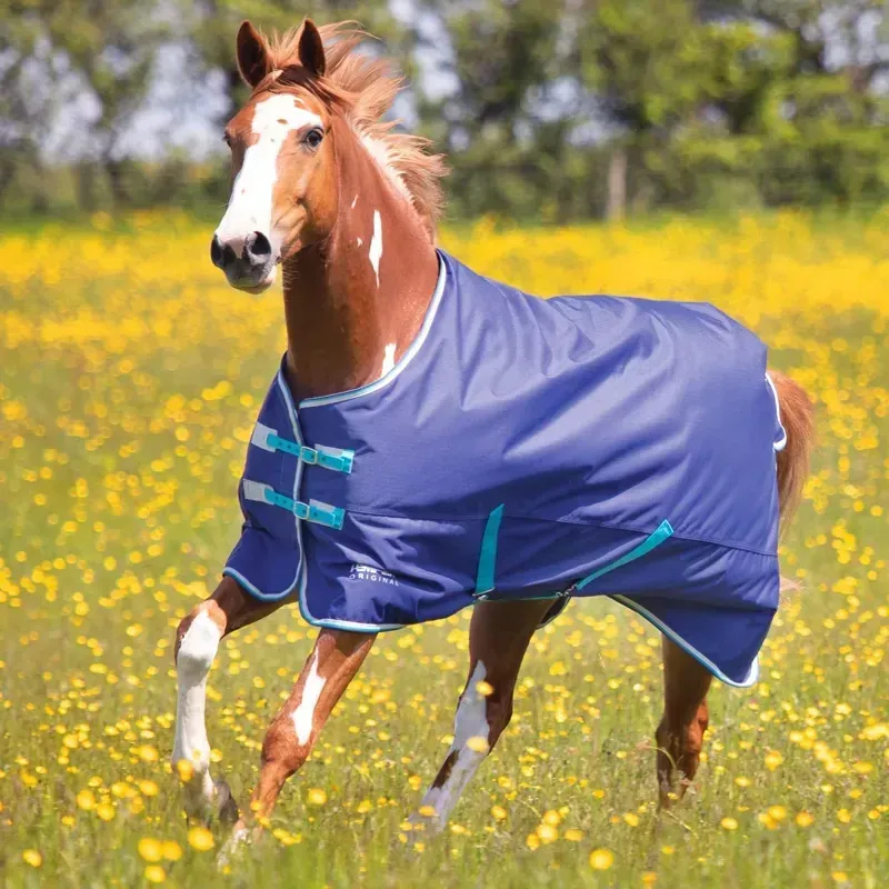 Shires Tempest Original 100g Standard Neck Turnout Blanket - Navy