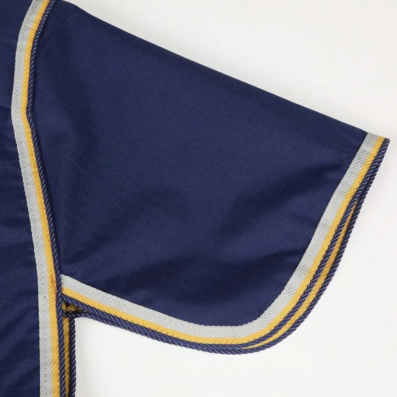 Shires Tempest Original 50g Detachable Neck Turnout Blanket - Navy-2