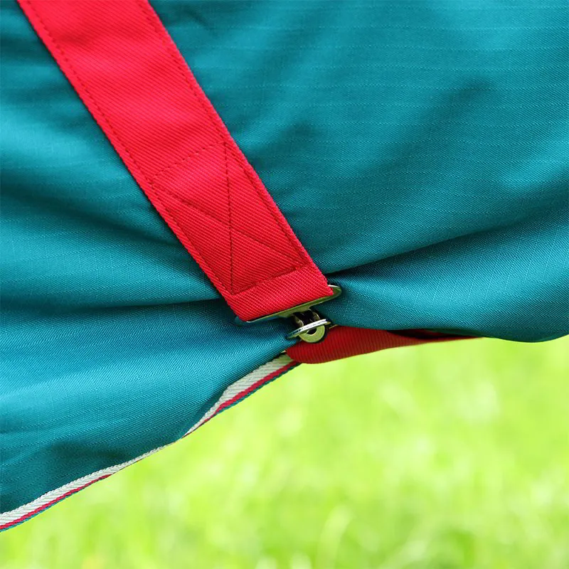 Shires Tempest Original Air Motion 0g Combo Turnout Blanket - Green-2