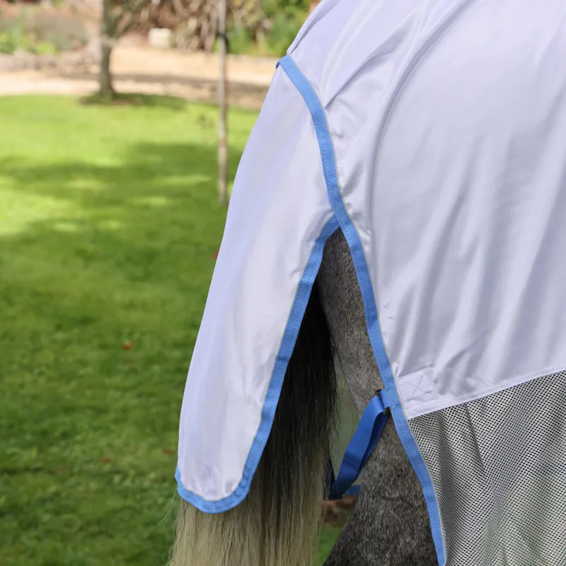 Shires Tempest Original Mesh Combo Neck Fly Sheet - Sky-3