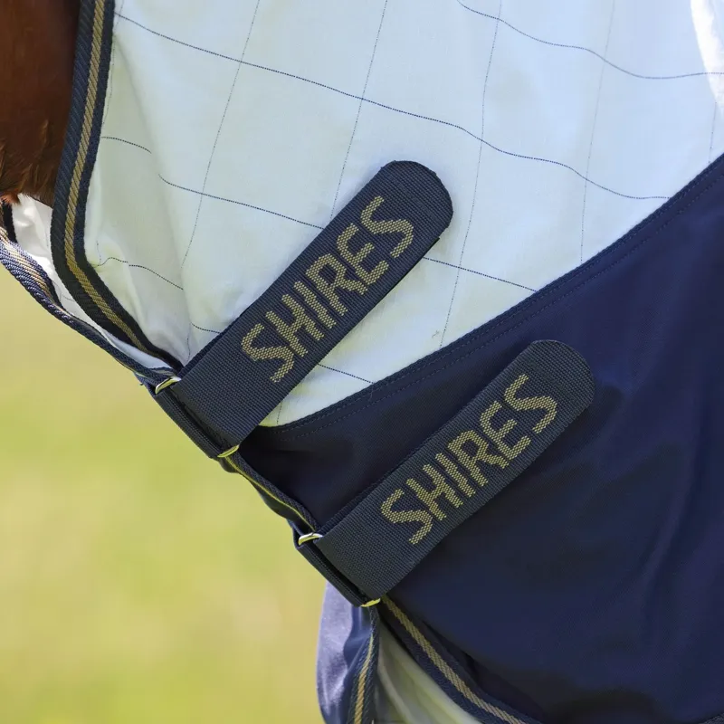Shires Tempest Original Summer Shield Mesh Combo Neck Sheet - White-5