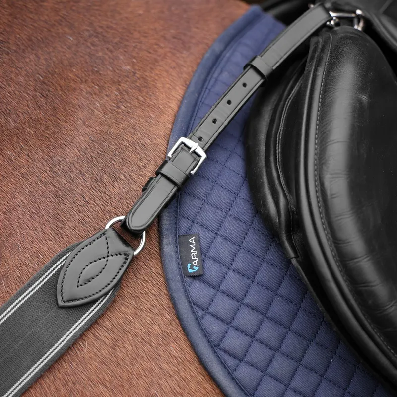 Velociti Lusso Three Point Elastic Breastplate - Black-2
