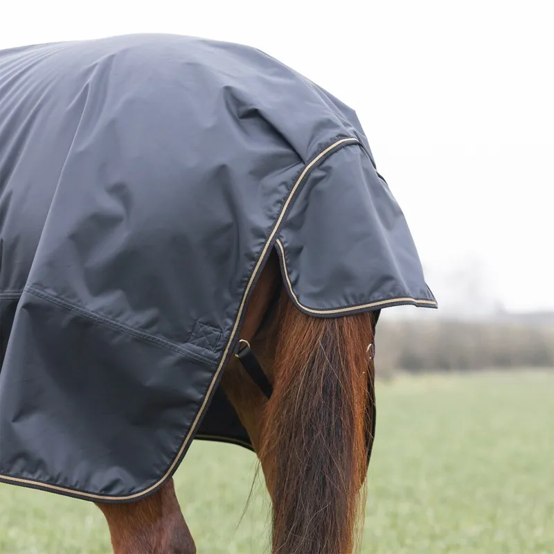 Shires Typhoon 50g Standard Neck Turnout Blanket - Black-2