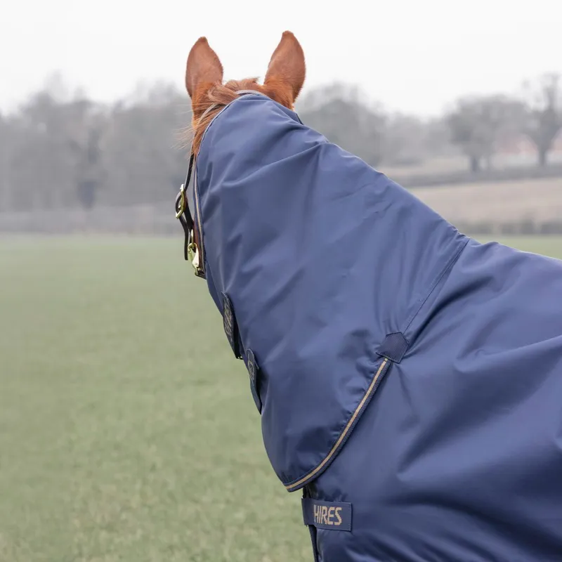 Shires Typhoon Lite Standard Neck 0g Turnout Blanket - Navy-3
