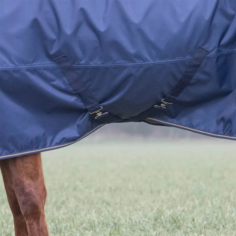 Shires Typhoon Lite Standard Neck 0g Turnout Blanket - Navy-4