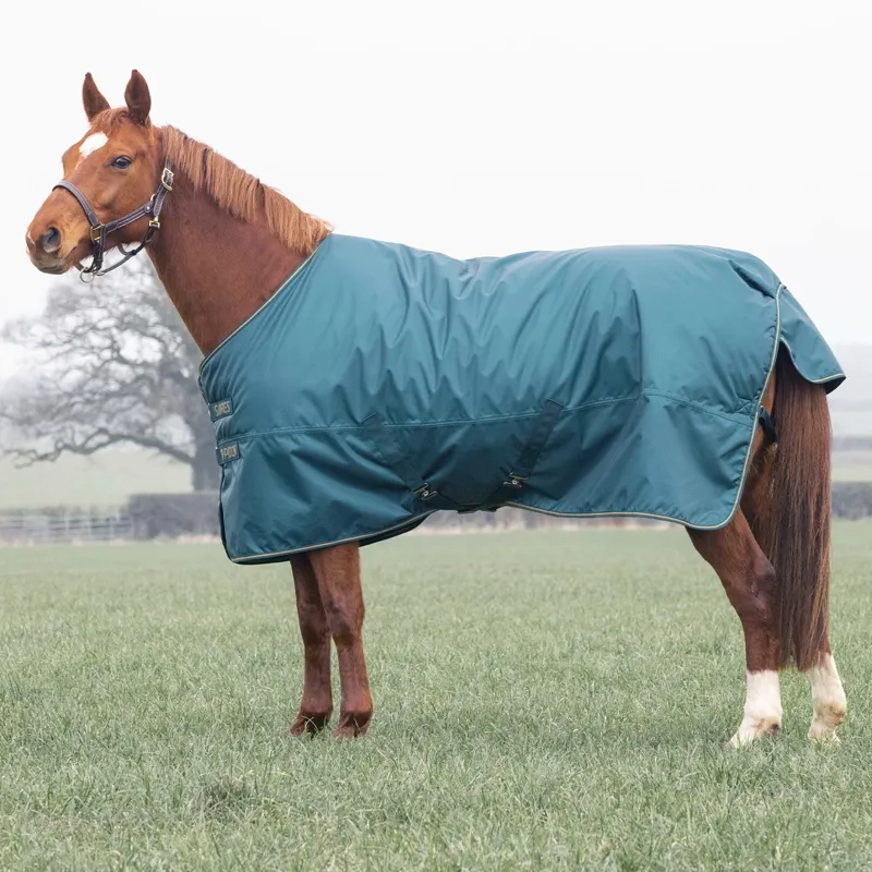 Shires Typhoon 200g Standard Neck Turnout Blanket - Green