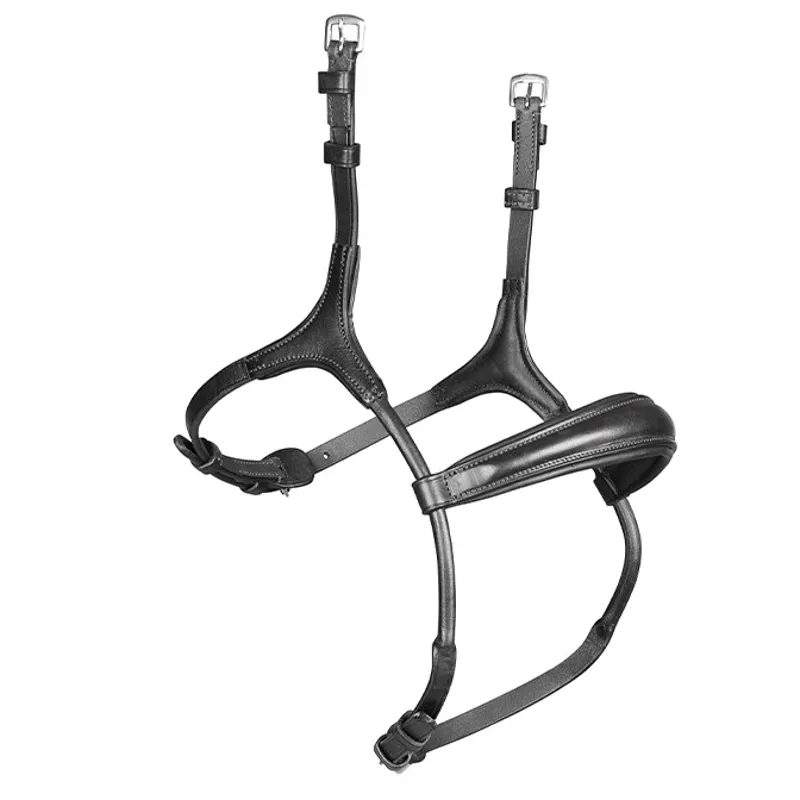 Velociti RAPIDA Rolled Padded Cavesson Noseband - Black