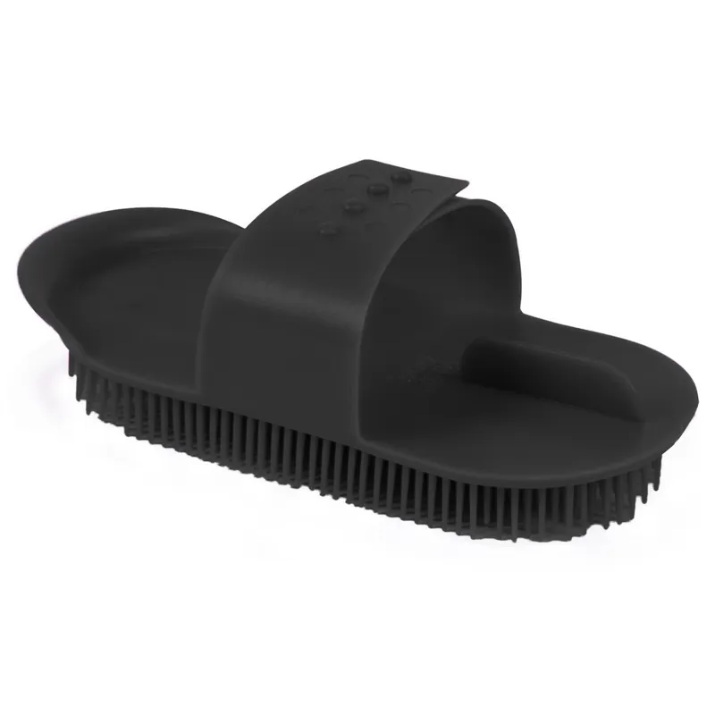 Shires Plastic Curry Comb - Black-1