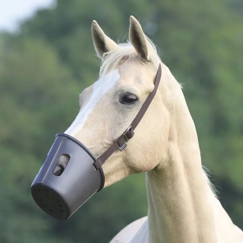 Shires Plastic Muzzle - Brown-1