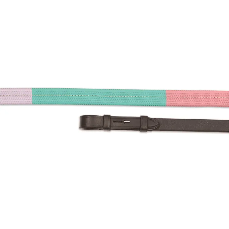 Velociti GARA Rubber Grip Training Reins - Black