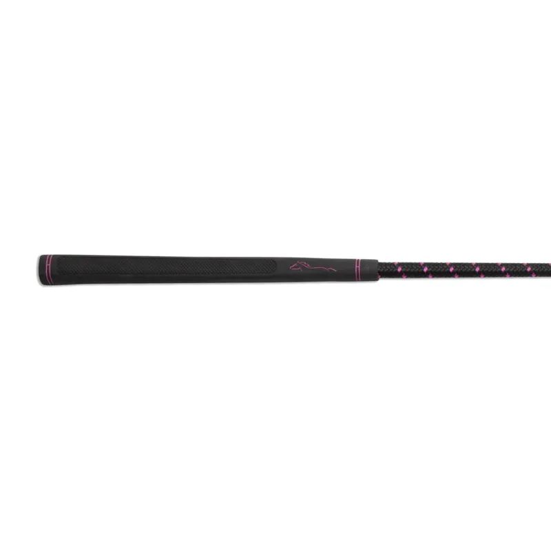 Shires Topaz Schooling Whip - Black/Raspberry-1